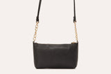 Kiko Leather Two Chain Crossbody - Kiko