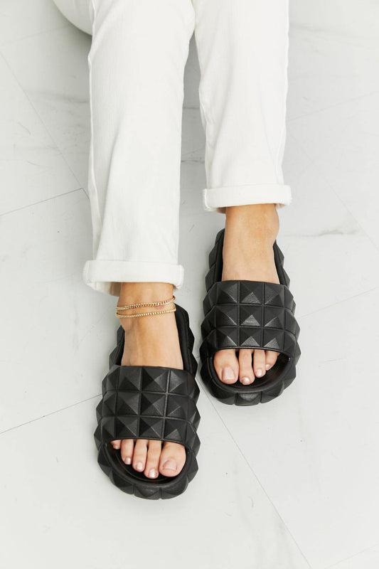Legend Let's Chill 3D Stud Slide Sandal - Trendsi