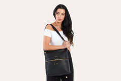 Kiko Leather Zip Tote - Kiko