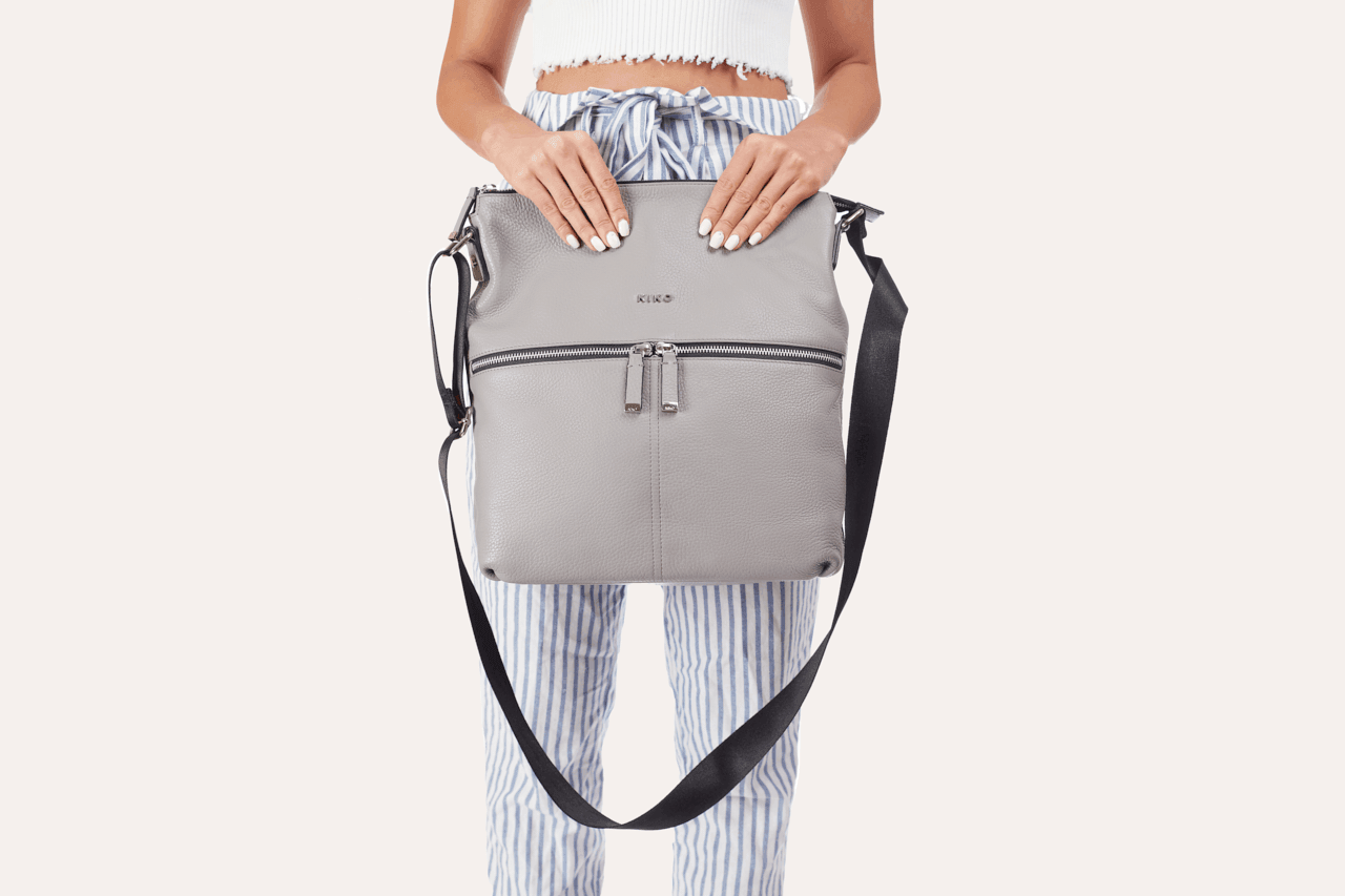 Kiko Leather Zip Tote - Kiko