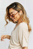 Oval Full Rim Sunglasses - Trendsi - Flyclothing LLC