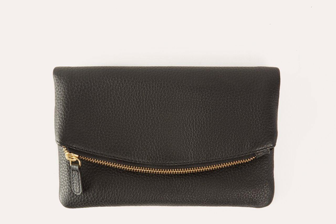 Kiko Leather Flap Clutch - Kiko