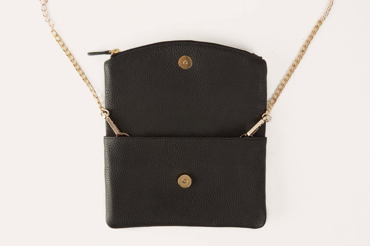 Kiko Leather Flap Clutch - Kiko