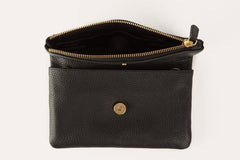 Kiko Leather Flap Clutch - Kiko