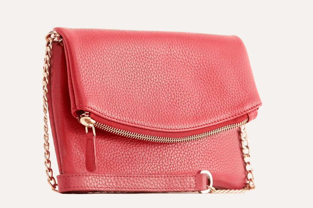 Kiko Leather Flap Clutch - Kiko - Flyclothing LLC
