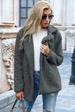 Full Size Lapel Collar Sherpa Coat - Trendsi - Flyclothing LLC