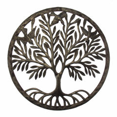 Tree of Life in Ring Wall Art - Croix des Bouquets - Flyclothing LLC