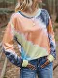 Printed Round Neck Long Sleeve T-Shirt - Trendsi