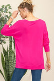 Celeste Full Size Heart Graphic Long Sleeve T-Shirt - Trendsi