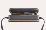 Kiko Leather Zip Around Crossbody Pebble - Kiko