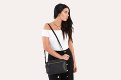 Kiko Leather Classic Crossbody - Flyclothing LLC