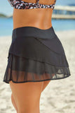 Full Size Layered Swim Skirt - Trendsi