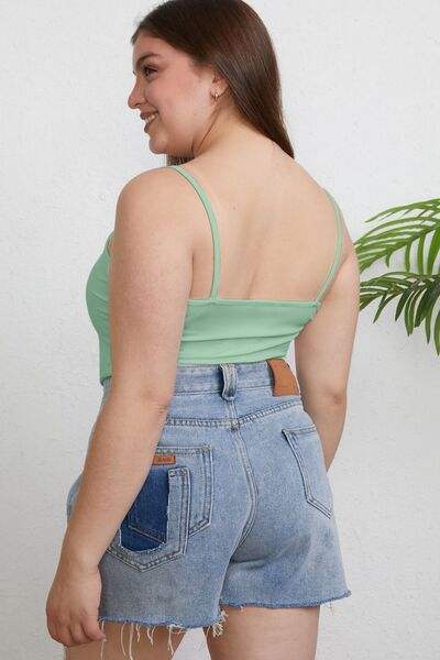 Basic Bae Full Size Round Neck Slim Cami - Trendsi - Flyclothing LLC