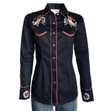 Rockmount Ranch Wear Womens Bronc Embroidered Western Shirt - Rockmount Clothing