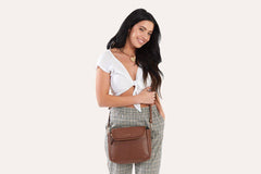 Kiko Leather Fold Over Crossbody - Kiko