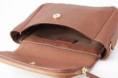 Kiko Leather Fold Over Crossbody - Kiko