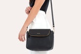Kiko Leather Fold Over Crossbody - Kiko