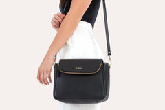 Kiko Leather Fold Over Crossbody - Kiko