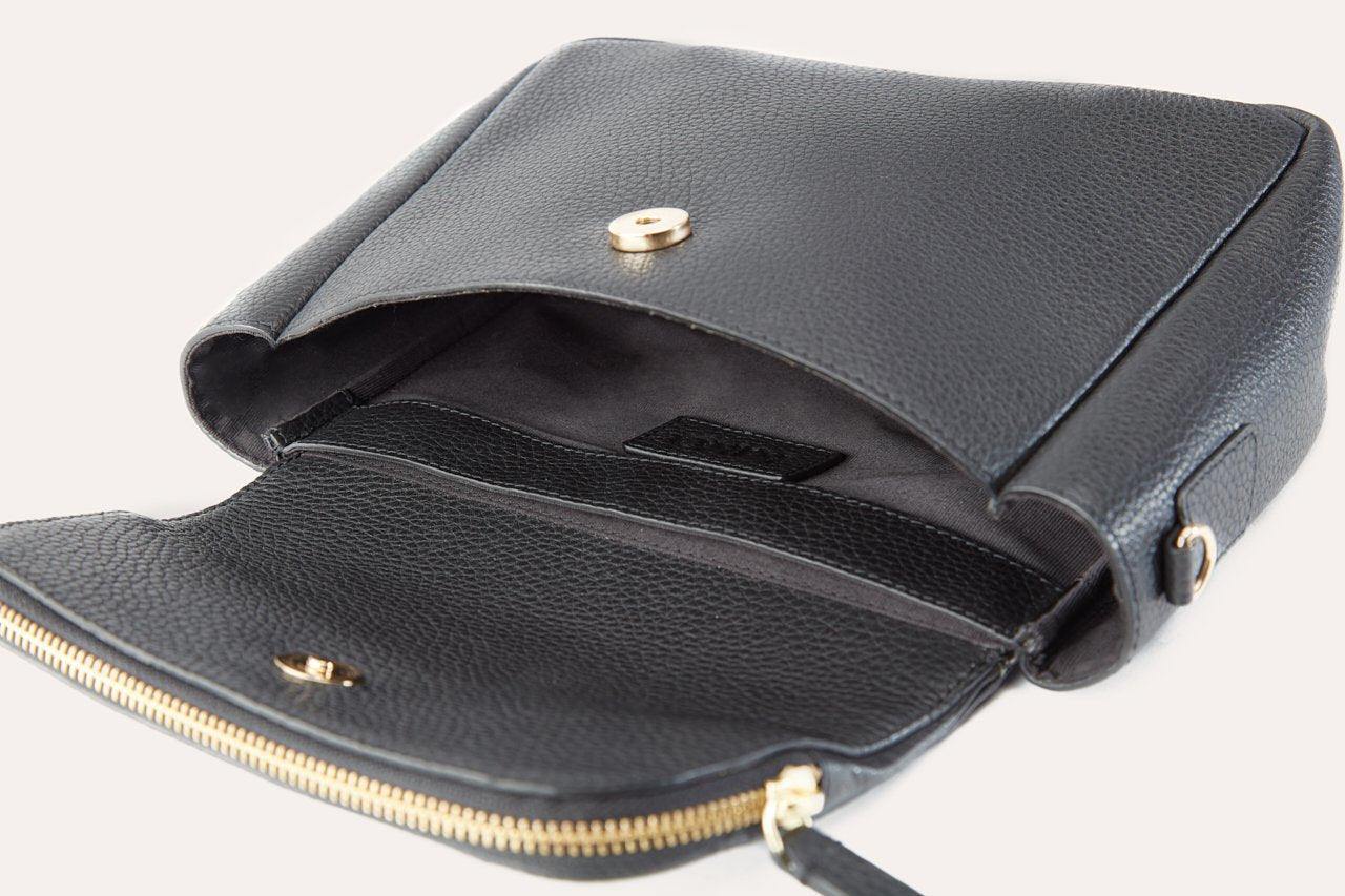 Kiko Leather Fold Over Crossbody - Kiko