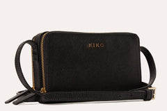 Kiko Leather Zip Around Crossbody - Flyclothing LLC