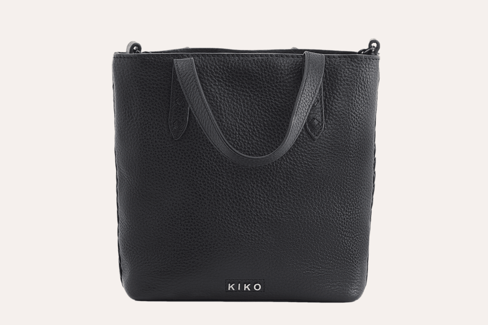 Kiko Leather Side Weaved Tote - Kiko