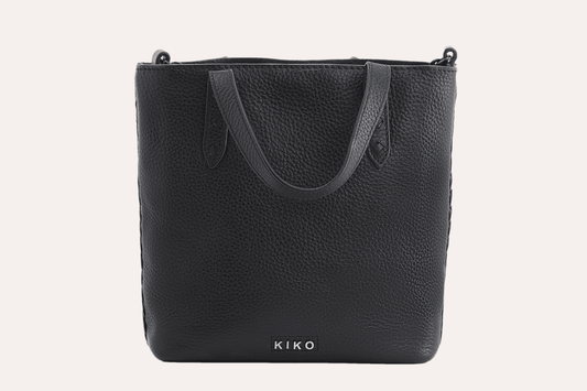 Kiko Leather Side Weaved Tote - Kiko