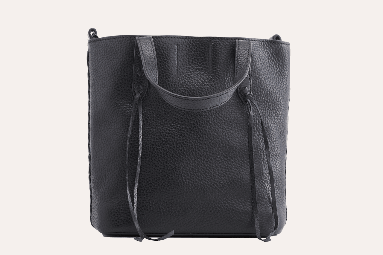 Kiko Leather Side Weaved Tote - Kiko