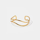 Minimalist Stainless Steel Cuff Bracelet - Trendsi - Flyclothing LLC