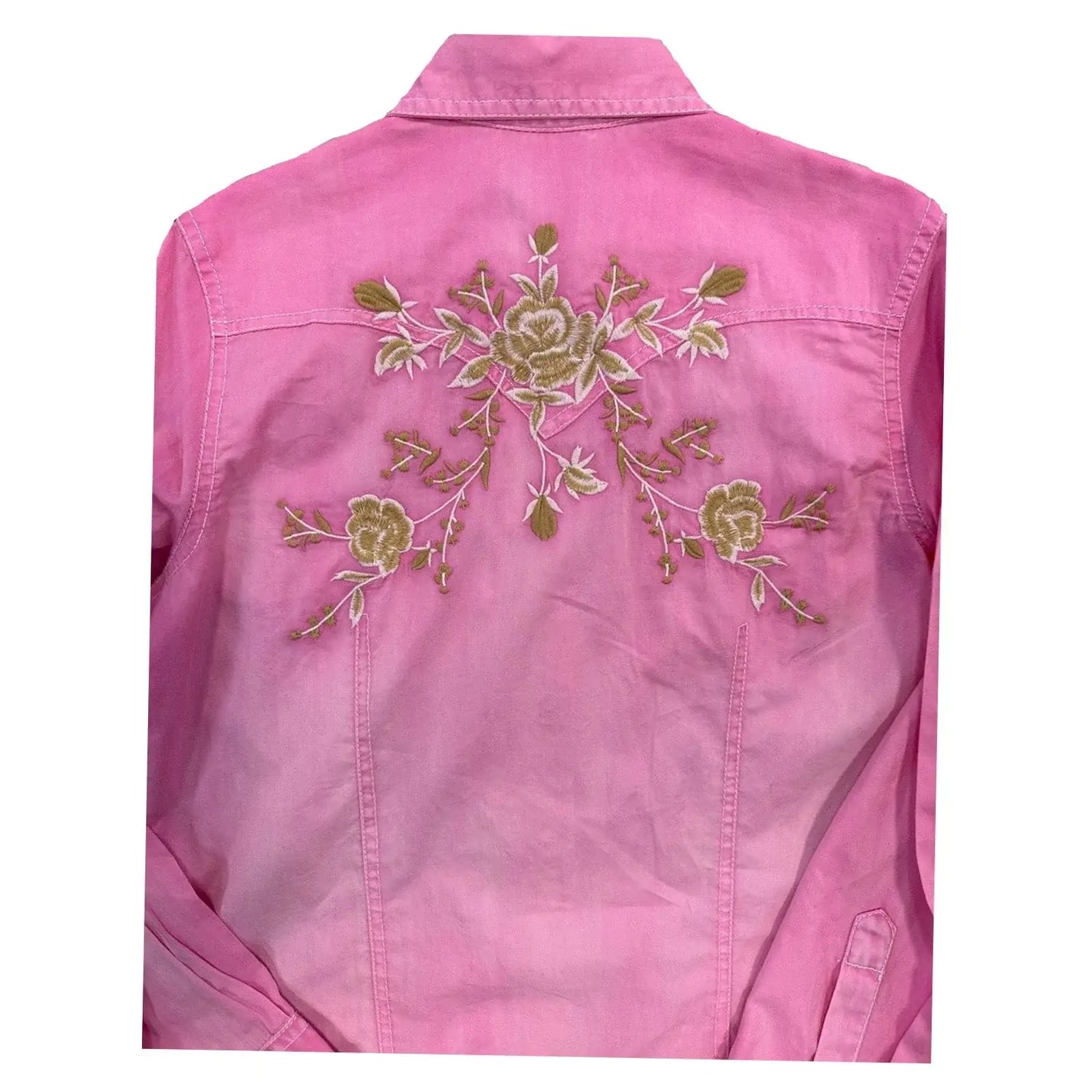 Rockmount Clothing Kid's Soft Pink Vintage Floral Western Embroidery - Rockmount Clothing - Flyclothing LLC