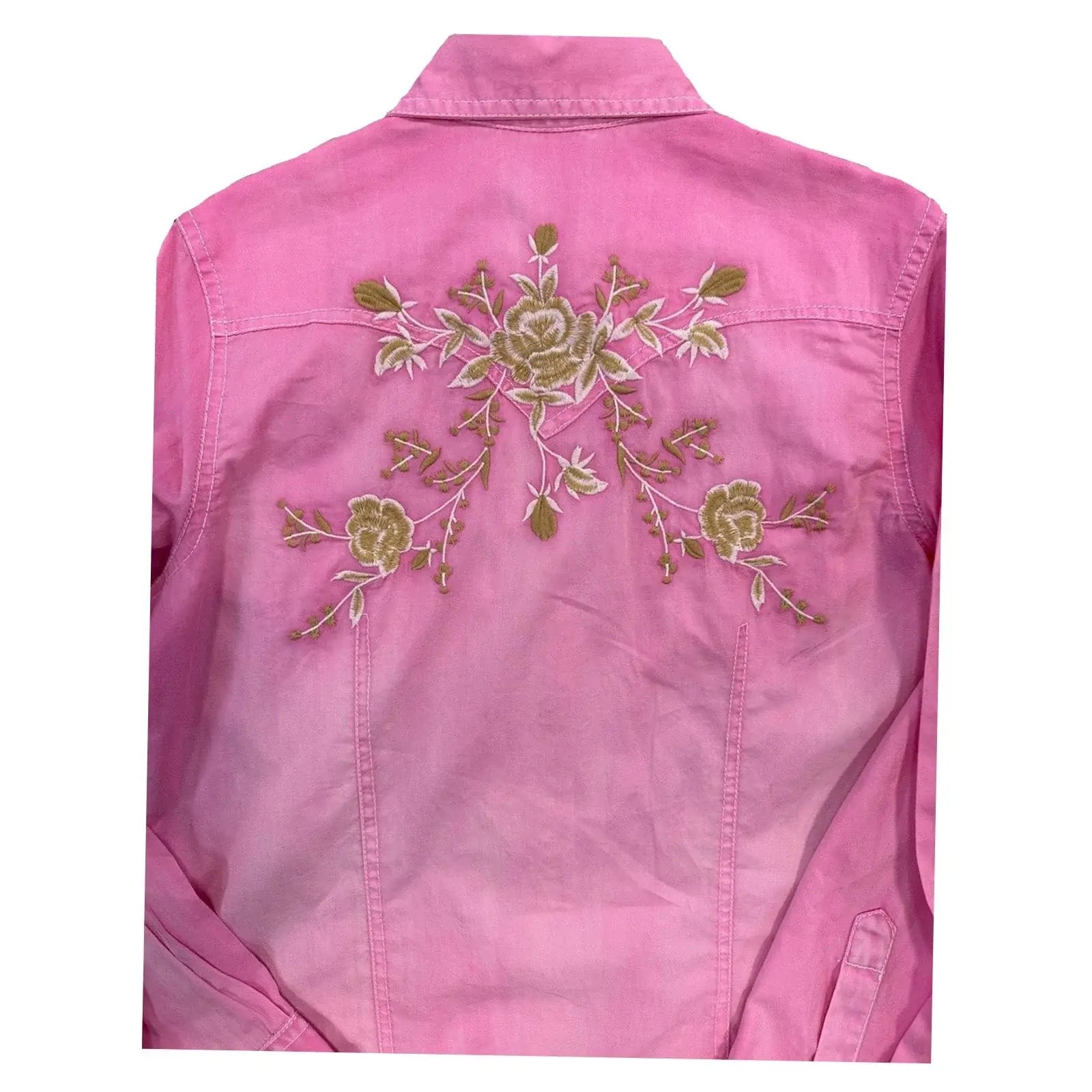 Rockmount Clothing Kid's Soft Pink Vintage Floral Western Embroidery - Rockmount Clothing - Flyclothing LLC