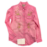 Rockmount Clothing Kid's Soft Pink Vintage Floral Western Embroidery - Rockmount Clothing - Flyclothing LLC