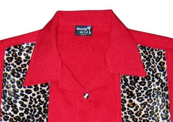 Steady Clothing Red Leopard Shirt - Steady Clothing