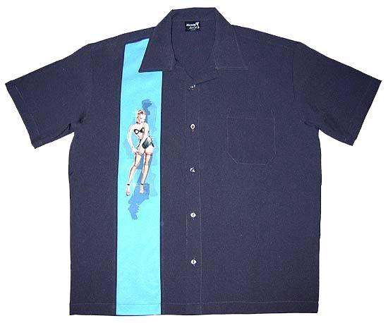 Steady Clothing Pin-up Girl Panel Shirt - Flyclothing LLC