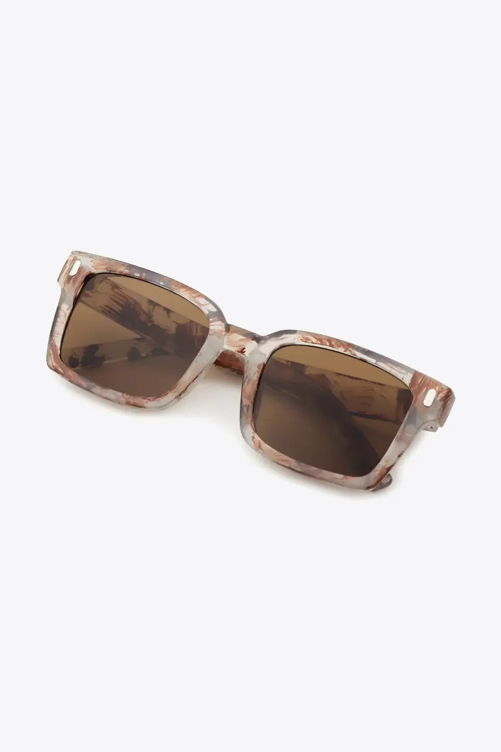 UV400 Polycarbonate Square Sunglasses - Trendsi - Flyclothing LLC