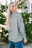 Leopard Round Neck Long Sleeve T-Shirt - Trendsi - Flyclothing LLC