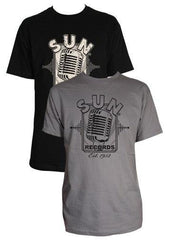 Sun Records Mic T-Shirt Black or Gray - Flyclothing LLC