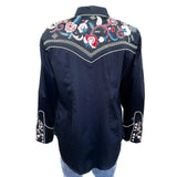 Rockmount Clothing Womens Vintage Floral & Stars Embroidered Shirt - Rockmount Clothing