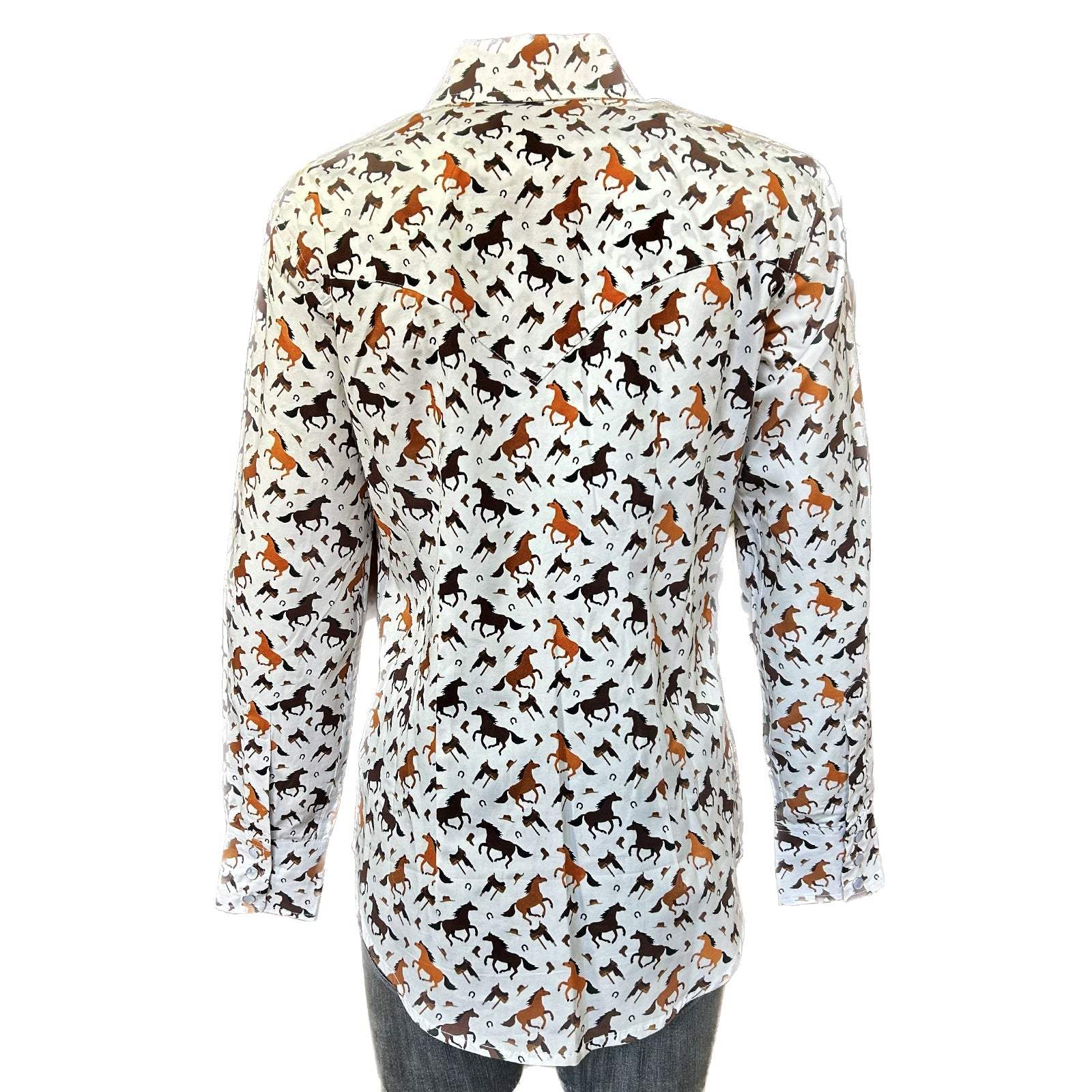 Rockmount Clothing Women's Horse Print Western Shirt - Rockmount Clothing - Flyclothing LLC