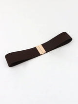 Alloy Buckle Elastic Belt - Trendsi - Flyclothing LLC