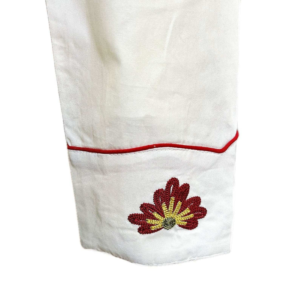 Rockmount Clothing Women's Ivory Vintage Floral Embroidered Western Shirt - Rockmount Clothing - Flyclothing LLC