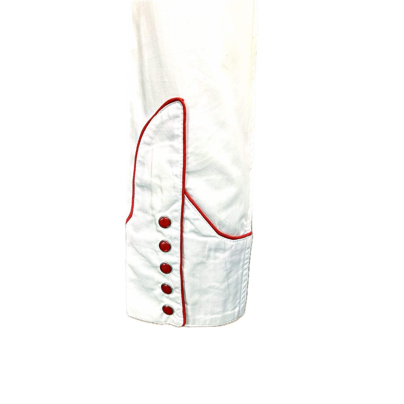 Rockmount Clothing Women's Ivory Vintage Floral Embroidered Western Shirt - Rockmount Clothing - Flyclothing LLC