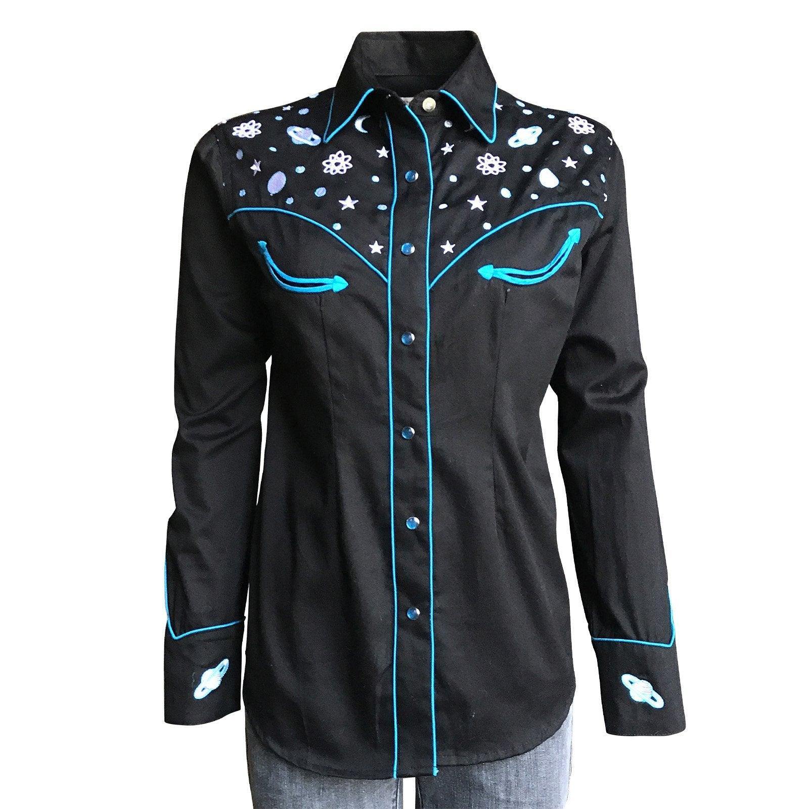 Rockmount Ranch Wear Womens "Out of This World" Embroidered Western Shirt - Rockmount Clothing
