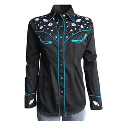 Rockmount Ranch Wear Womens "Out of This World" Embroidered Western Shirt - Rockmount Clothing