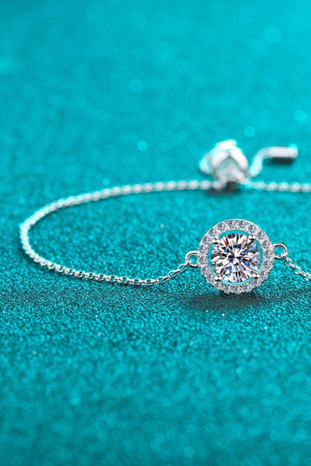 All For Fun 1 Carat Moissanite Bracelet - Trendsi - Flyclothing LLC