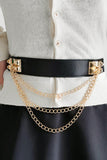 Elastic Belt with Chain - Trendsi