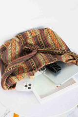 Large Canvas Crossbody Bag - Trendsi