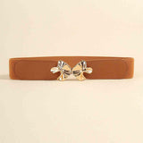Alloy Buckle Elastic Belt - Trendsi - Flyclothing LLC