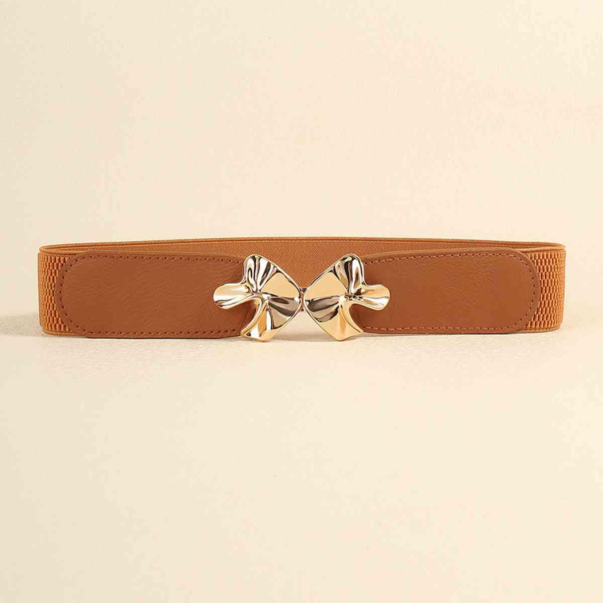 Alloy Buckle Elastic Belt - Trendsi - Flyclothing LLC