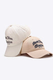 Embroidered Graphic Adjustable Baseball Cap - Trendsi - Flyclothing LLC