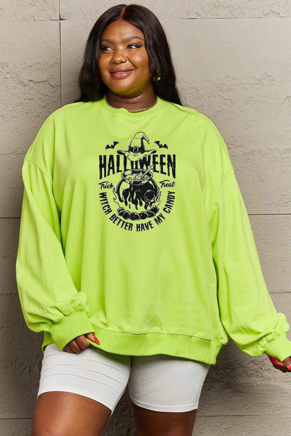 Simply Love Full Size Graphic Round Neck Sweatshirt - Trendsi - Flyclothing LLC